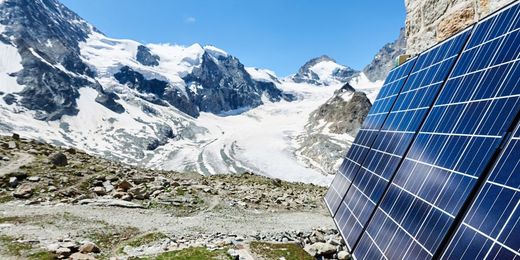 Solaranlage Berge