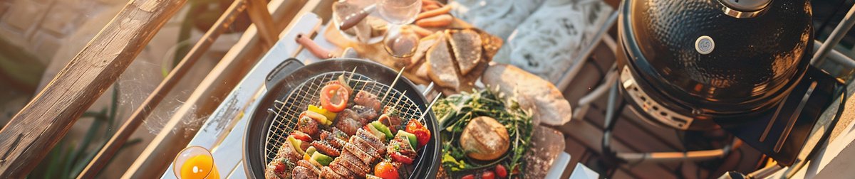 Grillen auf dem Balkon