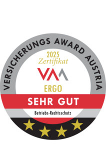 Versicherungs Award Austria für Betriebs-Rechtsschutz mit Auszeichnung hervorragend