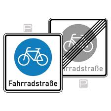 Verkehrsschild Fahrradstraße